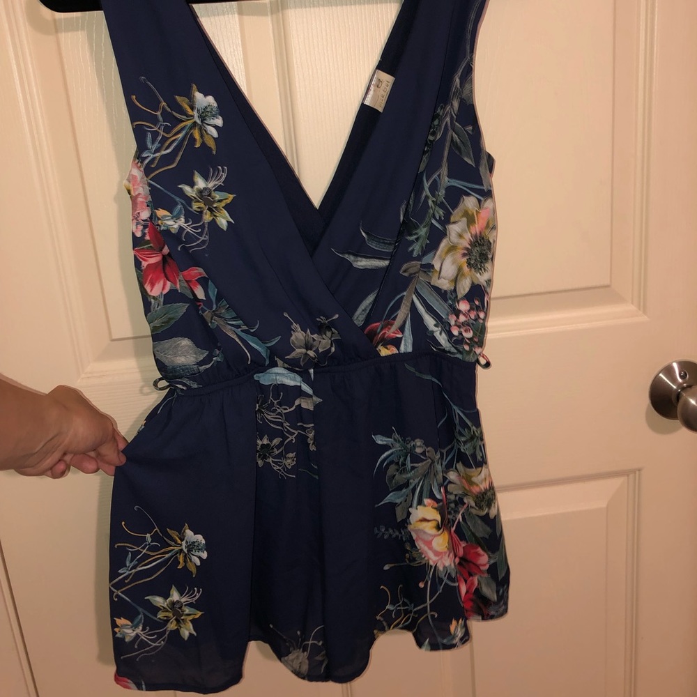 Pink owl romper